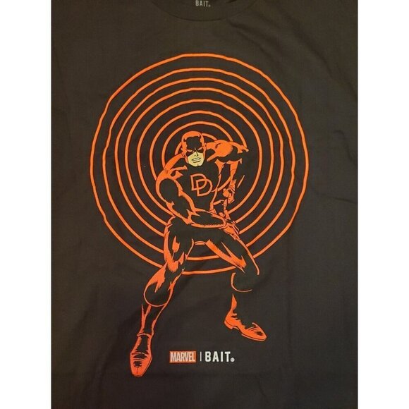 Bait X‎ Marvel Daredevil "Sensory" Tee Men's Size 3X T-shirt Black Puffed NWOT - Picture 2 of 8